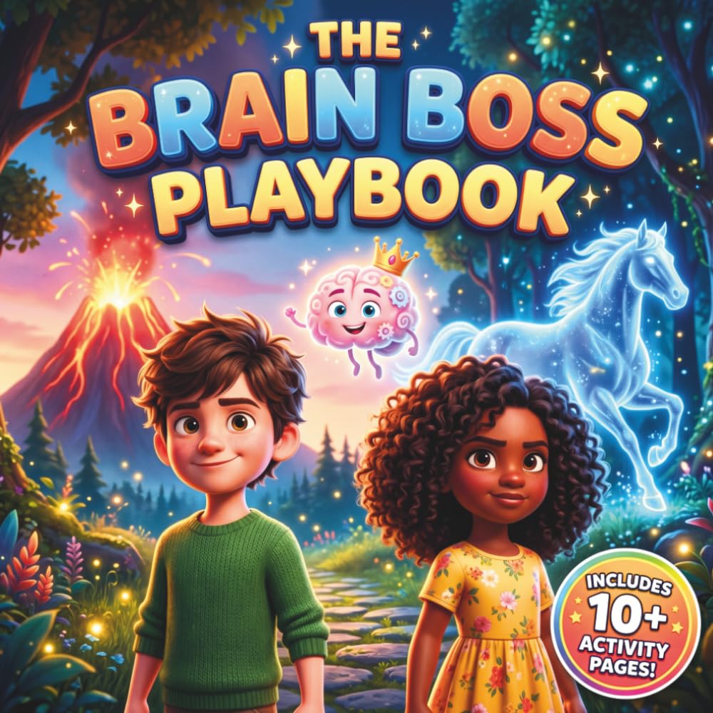 The Brain Boss Playbook: A 3-in-1 Story, Science, and Activity Book About Big Feelings and Self-Regulation for Kids. A Guide to Anxiety, Anger, and Emotional Literacy.