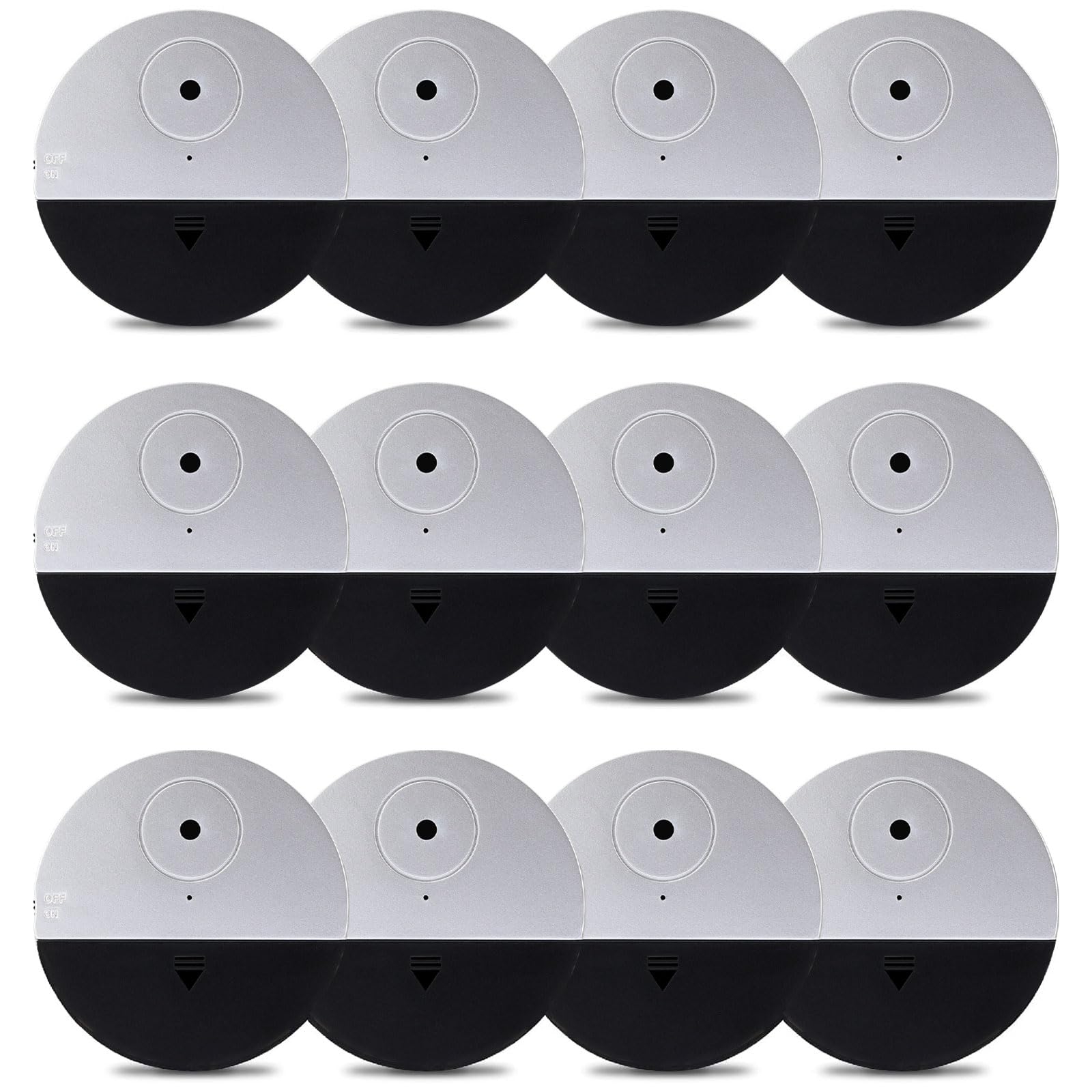 Glass Break Sensor, 125DB Loud Window Vibration Alarm for Home Security, Easy to Install Burglar Alarm for Indoor Home, Office, Store, RV, 8 Pack