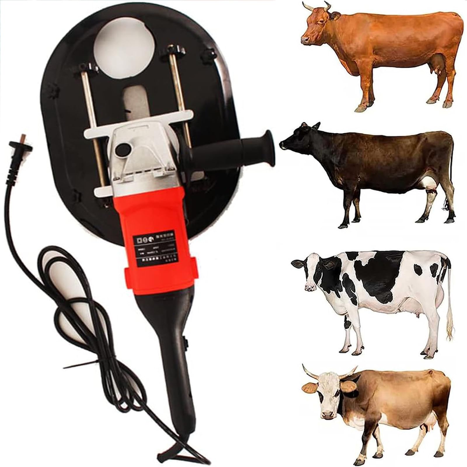 Descornador eléctrico, Equipo de cría de Ganado, Herramienta agrícola, Utilizado para Reducir Las Posibilidades de peleas de Ganado, para Ganado, Evitar Lesiones al Ganado,Red