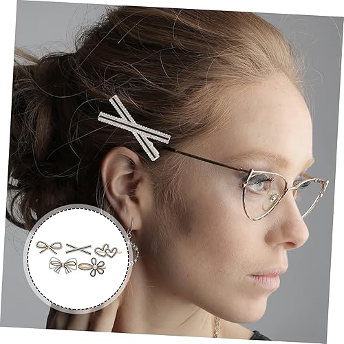 Miniatura 6 de FOMIYES Pinzas para el pelo de garra pequeña para mujer, pinzas para el cabello francesas, pinzas pequeñas de garra de perla, pinzas para el cabello