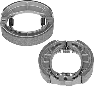 Front & Rear Brake Shoes for Honda ATC125M 1984-1987, ATC185 185S 1980-1983, ATC200 ATC 200 M S E ES Big Red 1981-1986 303 306 - 2 Set