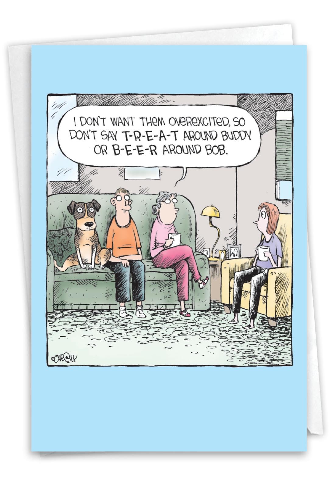 NobleWorks, Funny Birthday Greeting Card with 5 x 7 Inch Envelope (1 Card) Bday Dog Treat C10875BDG โ image 1