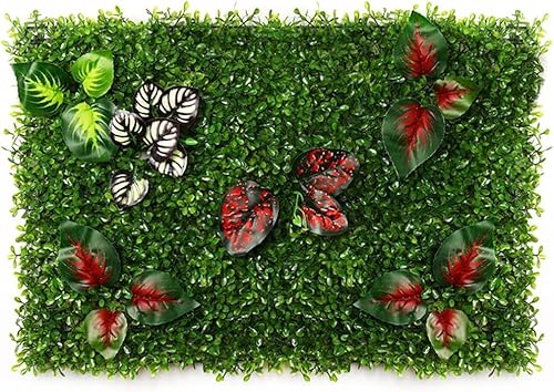 Pantalla de cobertura artificial con flores, cobertura de planta artificial con pantalla de valla de privacidad de flores, pantalla de jardín para decoración de pared de patio trasero de valla (B)