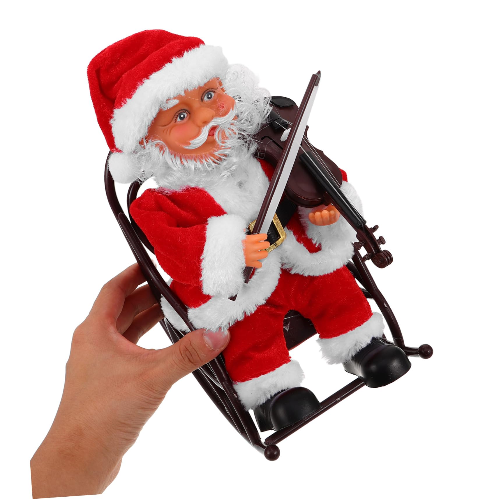 NOLITOY Regalo De Fiesta Pequeño Muñeco De Papá Noel Encantador Juguete De Papá Noel Eléctrico Recuerdos De Fiesta De Navidad