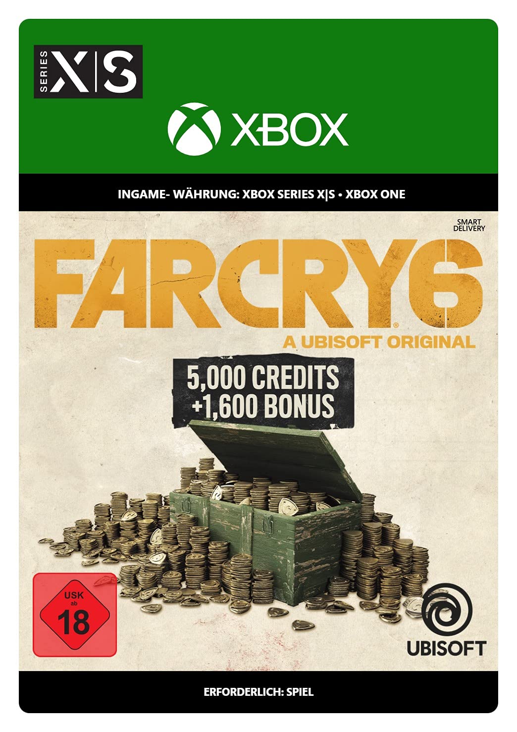 Far Cry 6 Virtual Currency X-Large Pack (6,600 Credits) | Xbox One/Series X|S - Download Code