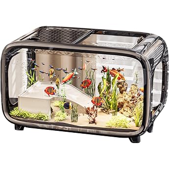 Aquarium Fish Tank Acrylic Clear Container Habitat