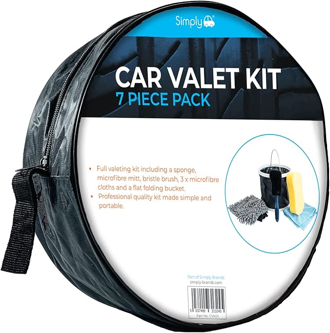 Simply Auto CVK01 Professional 7 Piece Car Valeting Kit Includes