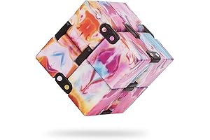 Infinity Cube Pink Fidget Toy