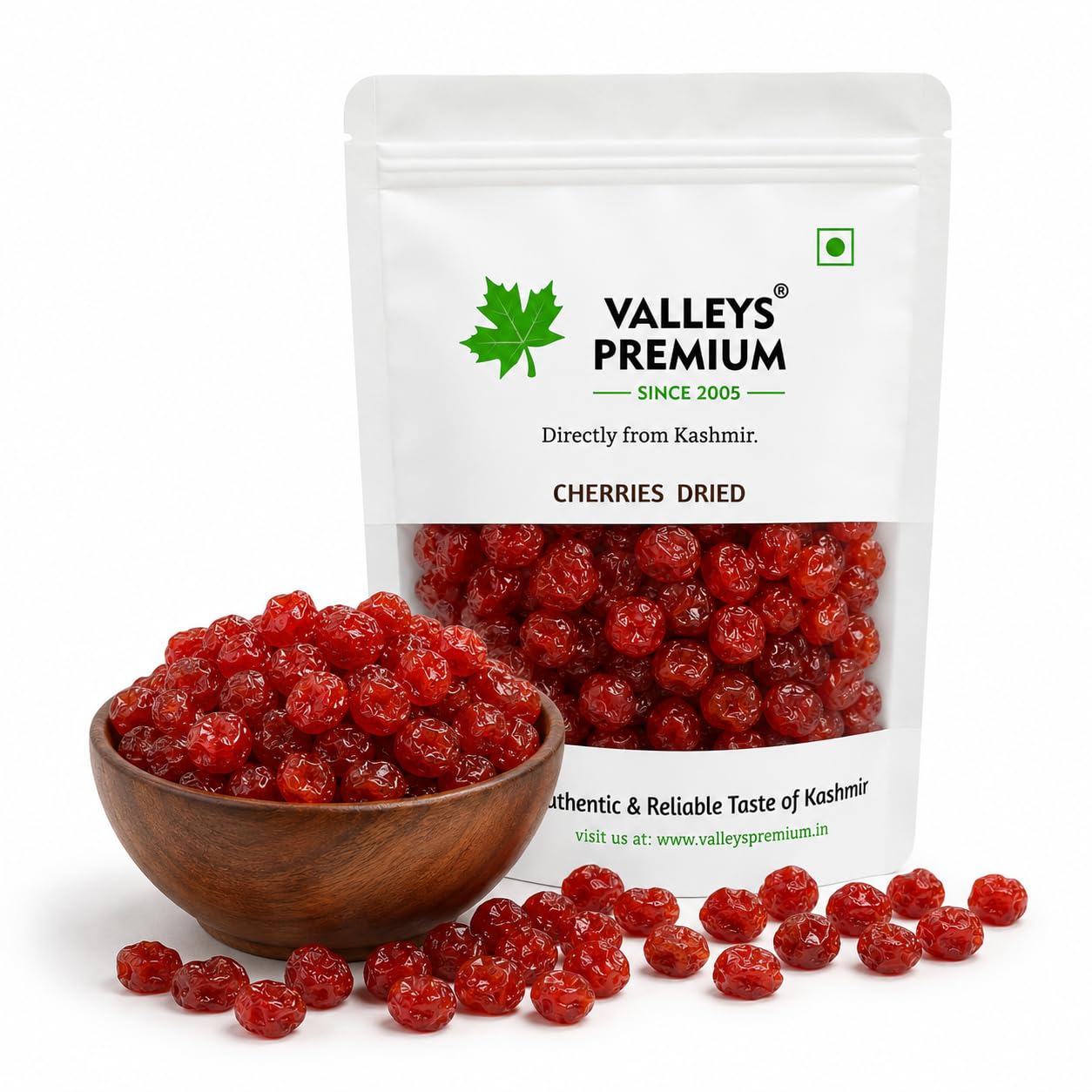 Valleys Premium Sun Dried And Dehydrated Kashmiri Cherries 400 Grams-image-16