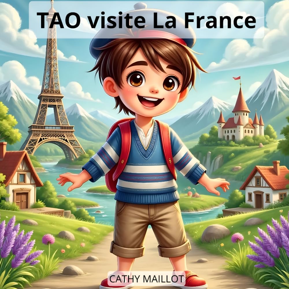 Tao visite La France: Un livre de voyage pour les enfants de 3 à 10 ans (Tao visite le monde)