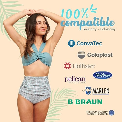 Miniatura 3 de SIIL BIKINI - Fundas para bolsas de ostomía para natación, trajes de baño de ostomía, colostomía e ileostomía para mujer (fabricado en Europa)