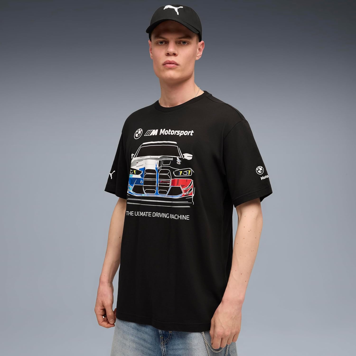 PUMA Men's Standard BMW M Motorsport Graphic T-Shirt, Black Bold AH25 - Image 2
