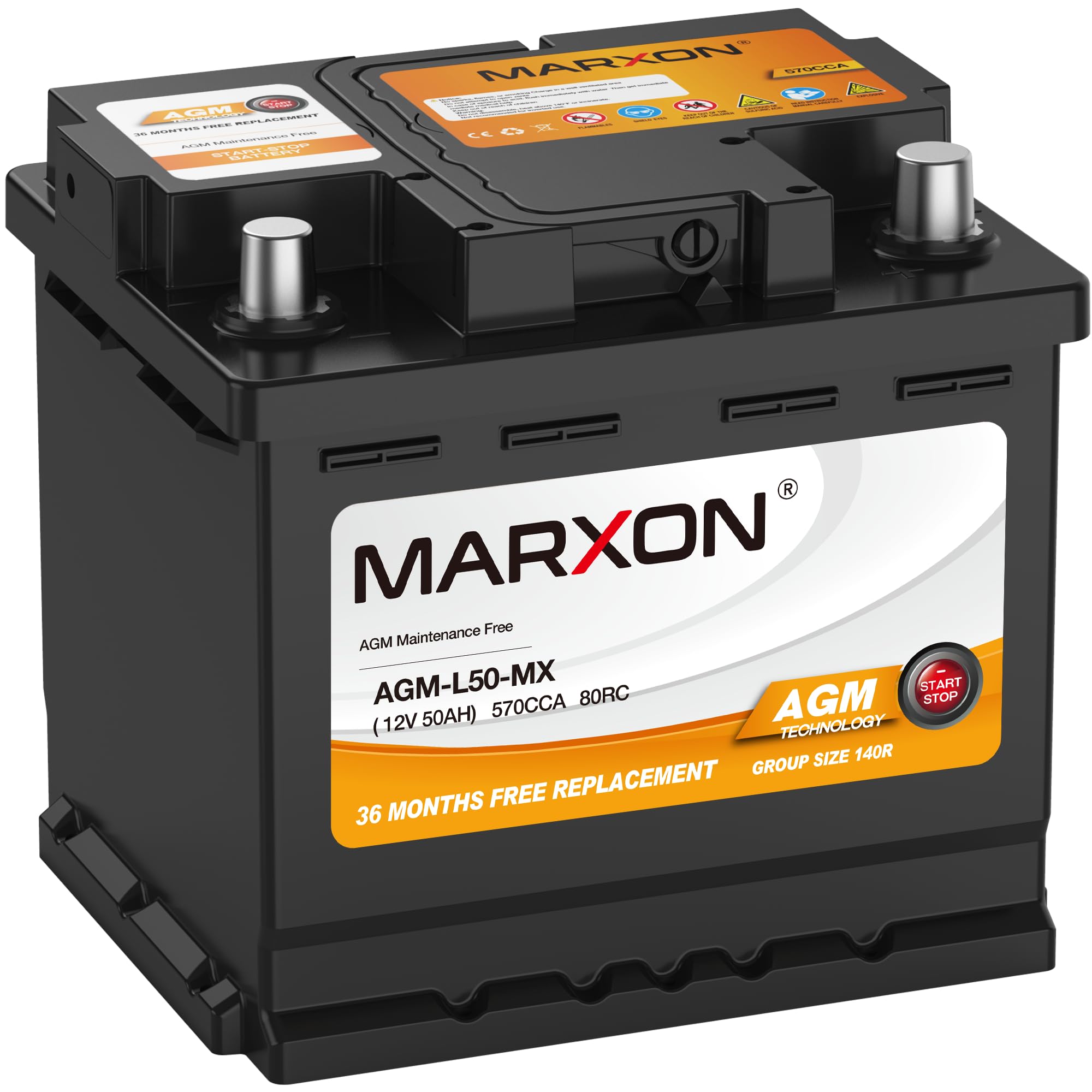 MARXON Group 140R H4 LN1 Start and Stop Car Battery