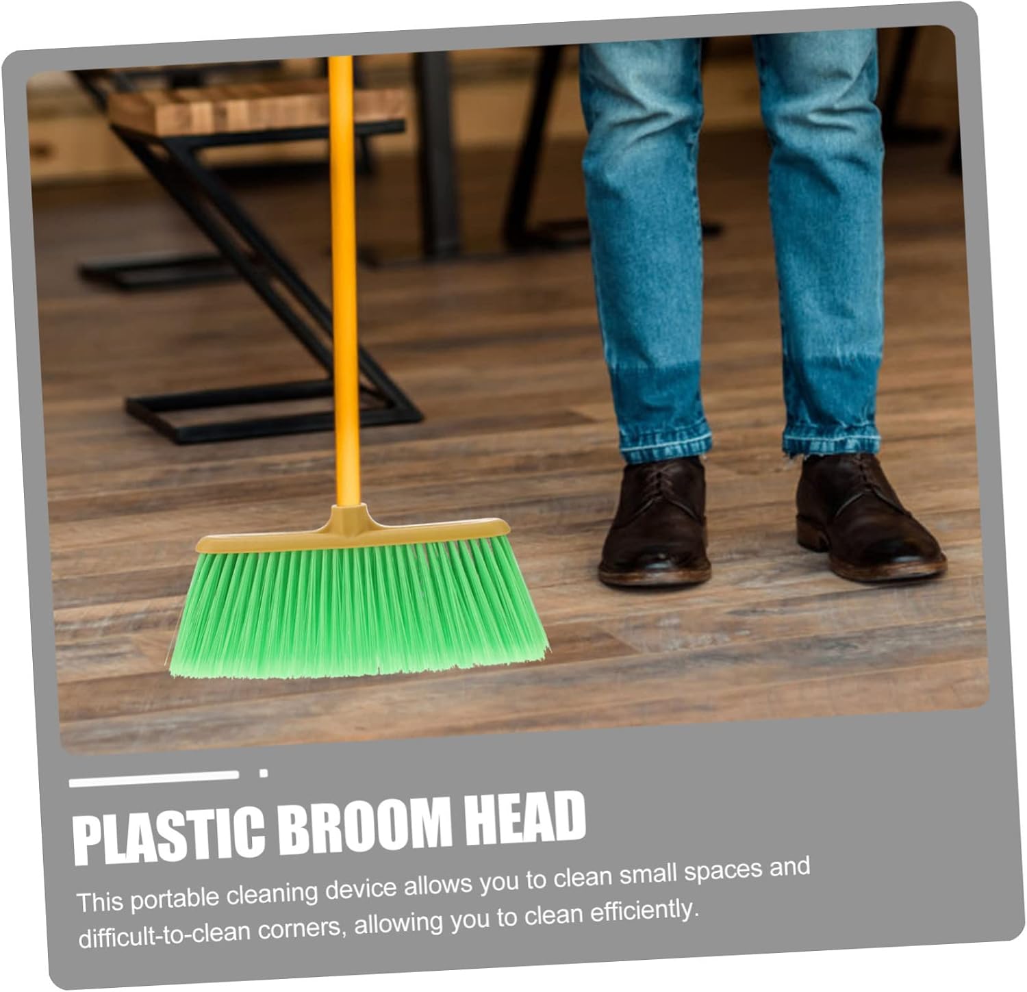 Household Broom Parts Plastic Broom Head for Floor Cleaning