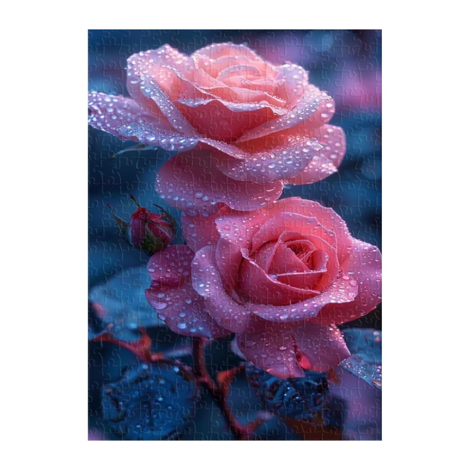 Puzzle 2000 sztuk, różowe łamigłówki różowe, puzzle nie można grać logiczna trudne wyzwanie puzzle 2000 sztuk dla dorosłych
