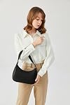 CYHTWSDJ Shoulder Bags for Women, Cute Hobo Tote Handbag Mini Clutch Purse with Zipper Closure