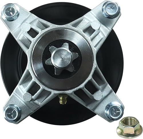 Miniatura 5 de GELASKA Paquete de 3 unidades de husillo 918-06981 que reemplazan a MTD 918-06981, 618-06981 para Cub Cadet XT1 LT50, XT2 LX50, MTD CYT5023SE,