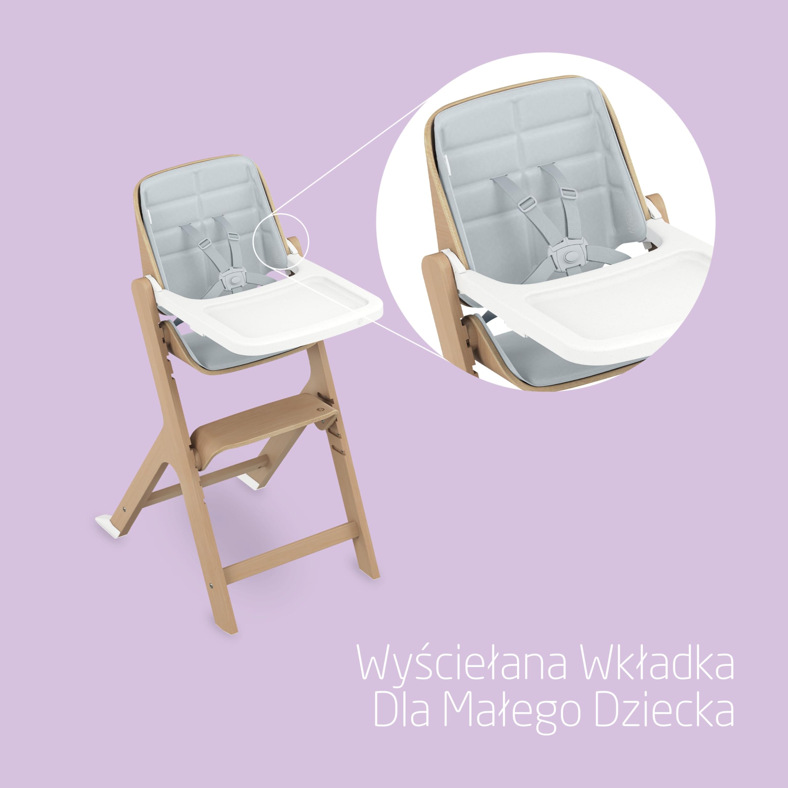 Maxi-Cosi Nesta Baby & Toddler Kit, Stworzony dla krzesełka do karmienia Nesta, Przeznaczonego dla dzieci od około 6 miesięcy (od 9–15 kg), Beyond Sky Grey