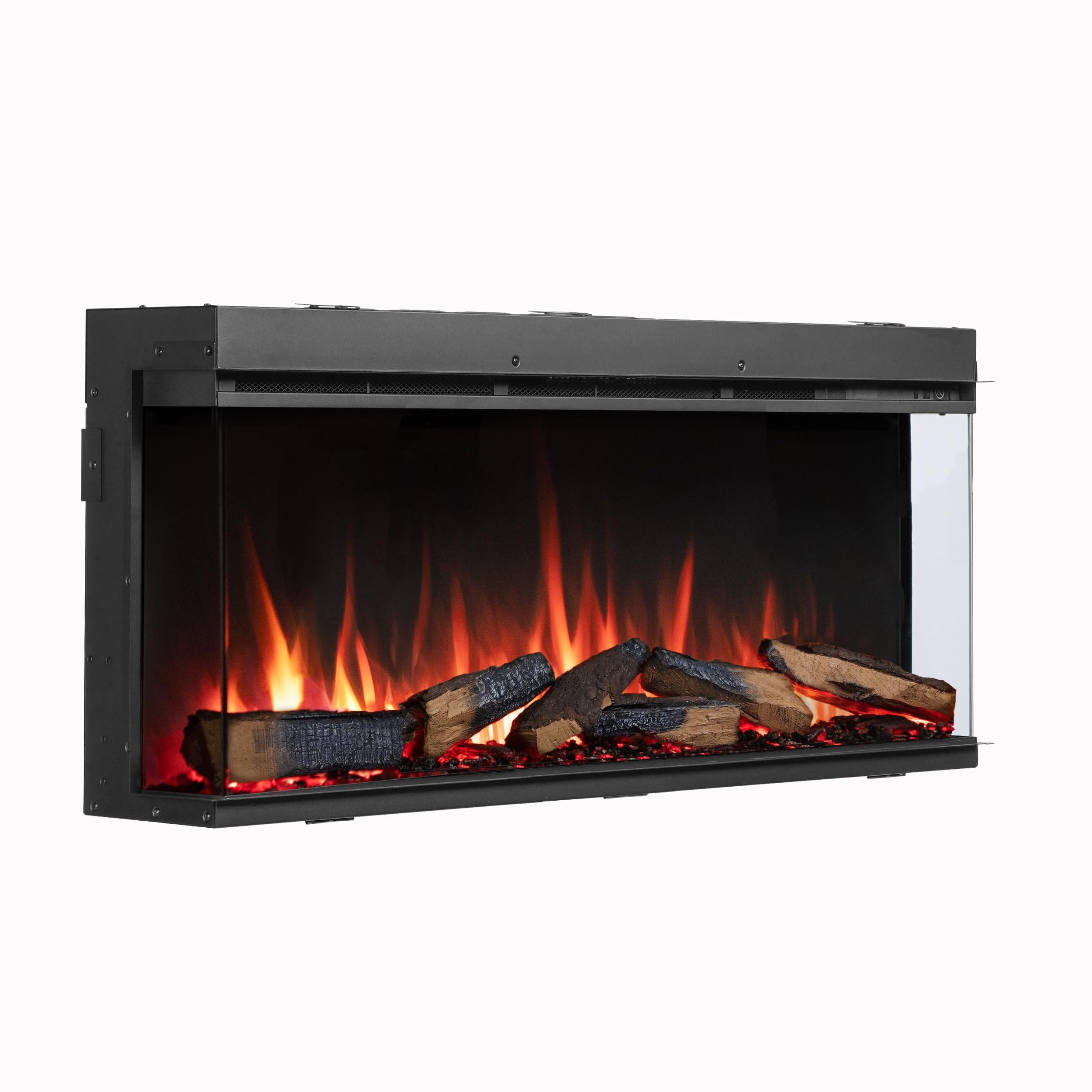 BALDERIA Athena 44 - Chimenea electrica empotrable, Calefactor bajo Consumo 1500W