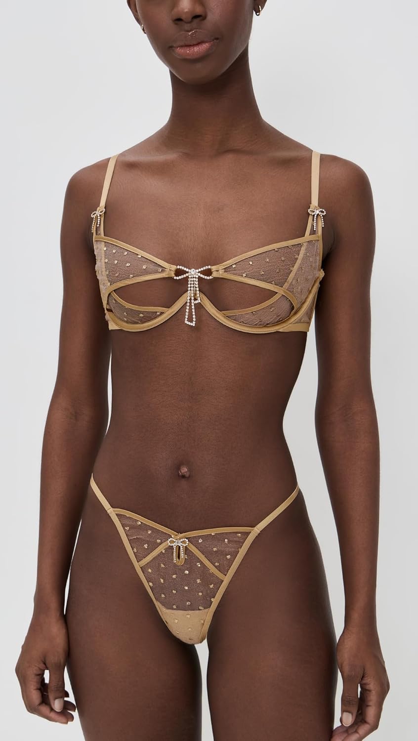For Love & Lemons Women's Izzy Underwire Bra - Image 5