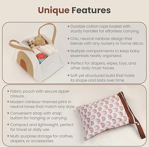 Miniatura 6 de Cesta de pañales - Bolsas húmedas - Bolsas organizadoras de bolsas de pañales - Bolsas húmedas para pañales - Organizador de pañales - Nuevos