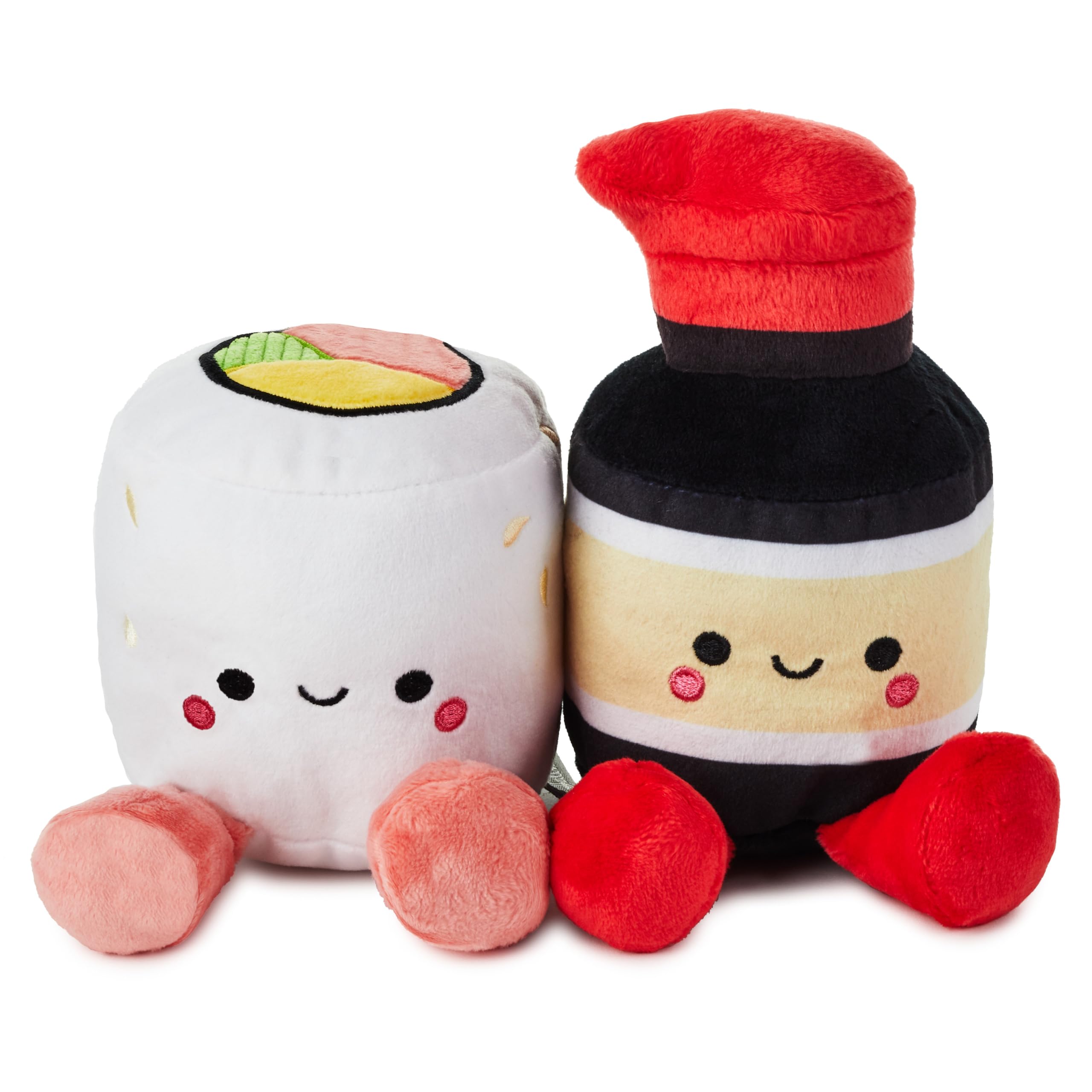 Hallmark Better Together, Sushi and Soy Sauce Pair, Gift, Soft Toy, Teddy, Set of 2, Gift Set, Birthday, Valentines Day, Anniversary