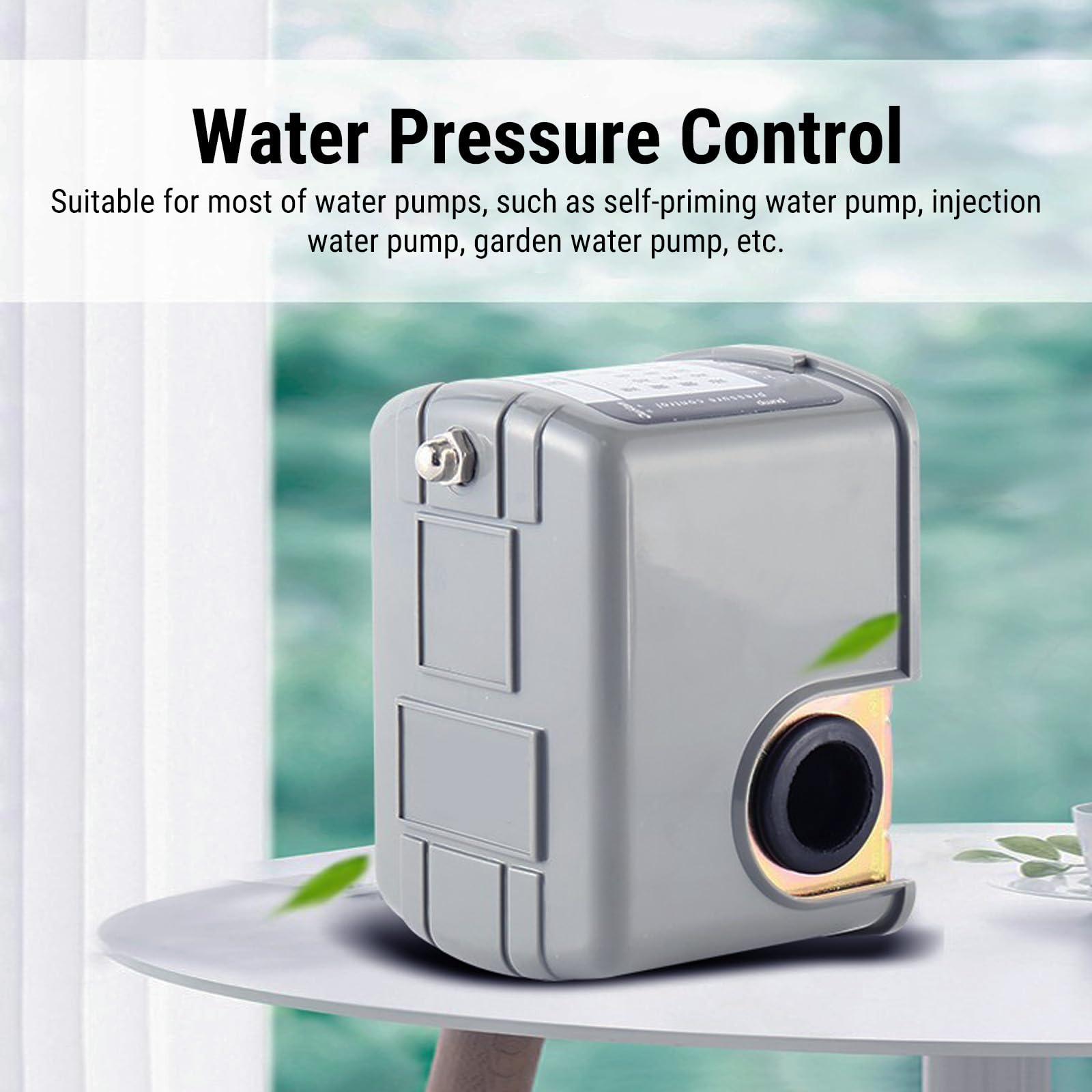 Interruptor de Control de presión de Bomba de Agua, 40–60psi Presostato Bomba Agua Ajustable Doble Muelle Interruptor de presión, regulador de presion agua Para Mayoría Las Bombas de Agua