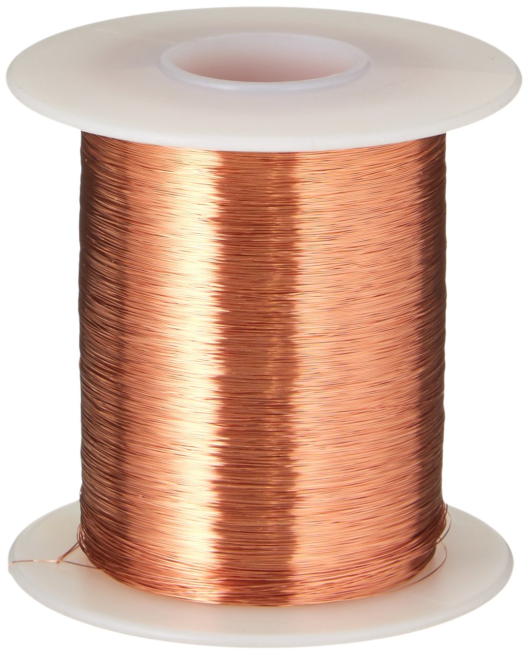 Magnet Wire, Enameled Copper Wire, 35 AWG, 8 oz, 5107' Length, 0.0061" Diameter, Natural