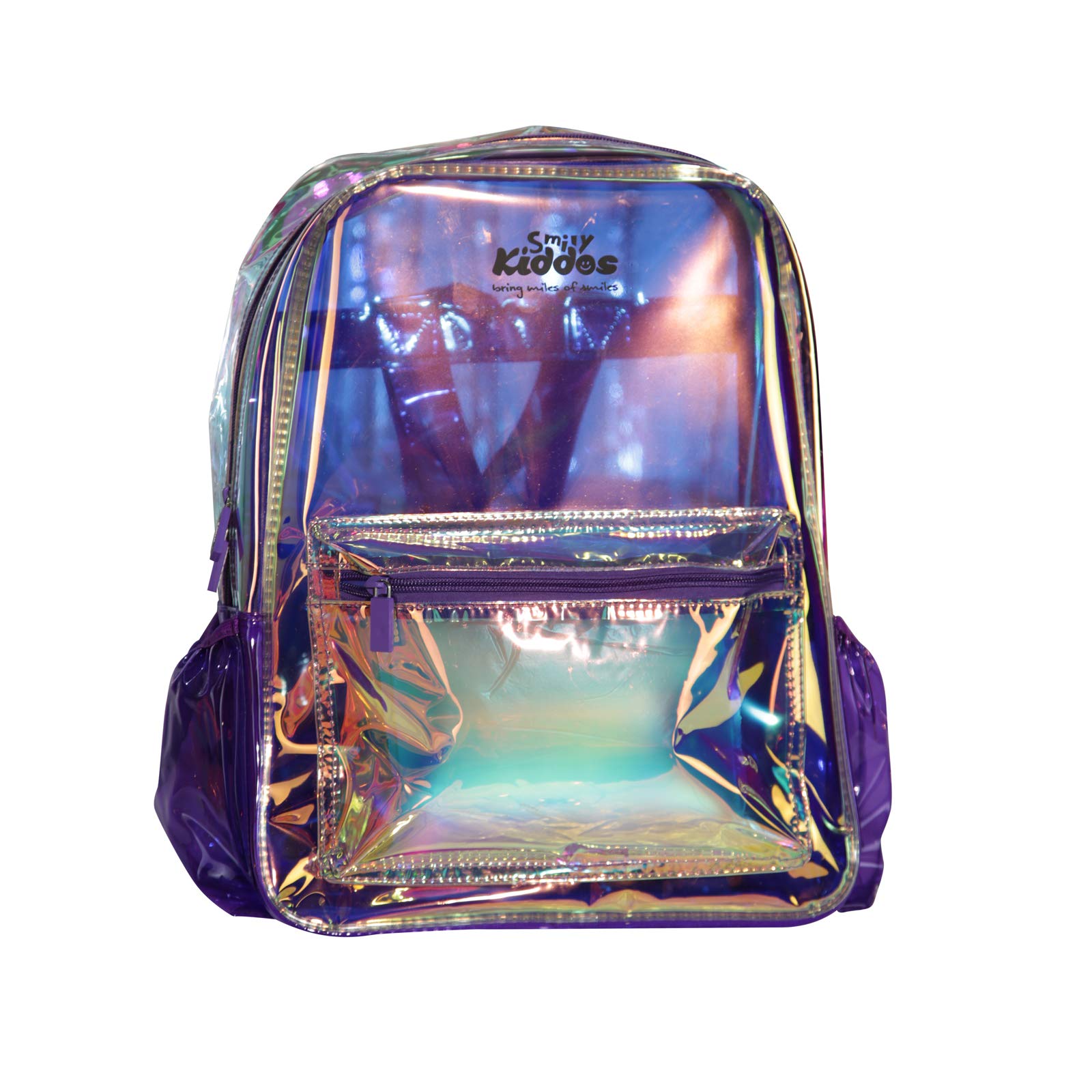 smily kiddos | Fancy Translucent Backpack (Violet)-picture-33