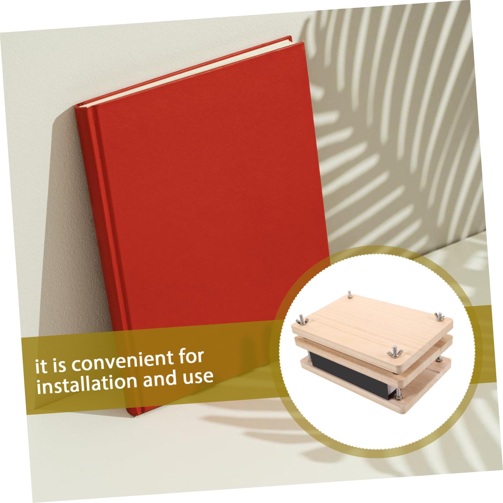 Libros de Madera y Metal Kit de Encuadernación para Bricolaje