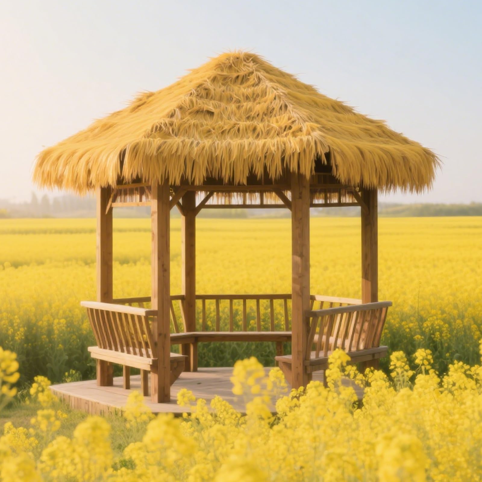 Syntetyczny dach z trawy strzechowej do chaty Tiki, sztuczna strzecha z trawy, ognioodporne rolki strzechą, dachowe rolki Tiki, na imprezę hawajską, basen, plażę, 1 x 15 m