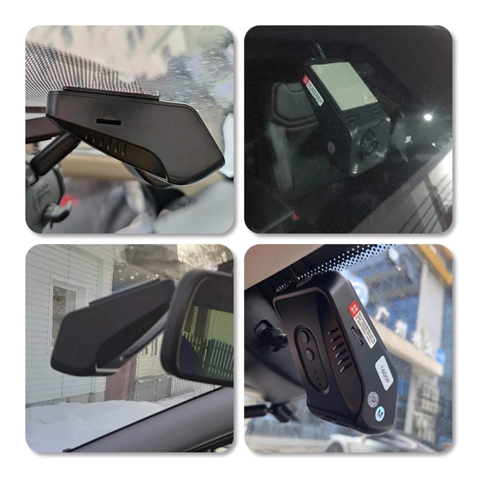 Wideorejestrator samochodowy kamera na deskę rozdzielczą HD 1080P cykliczny rejestrator nagrywania ukryty typ do nawigacji odtwarzacza multimedialnego DVD Super Widzenie Nocne(With rear camera,128G)