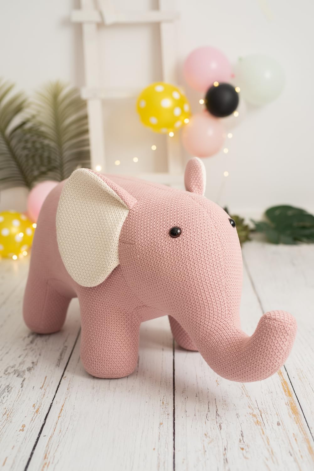 Lámina infantil elefante rosa regalo ideal para bautizo y baby shower