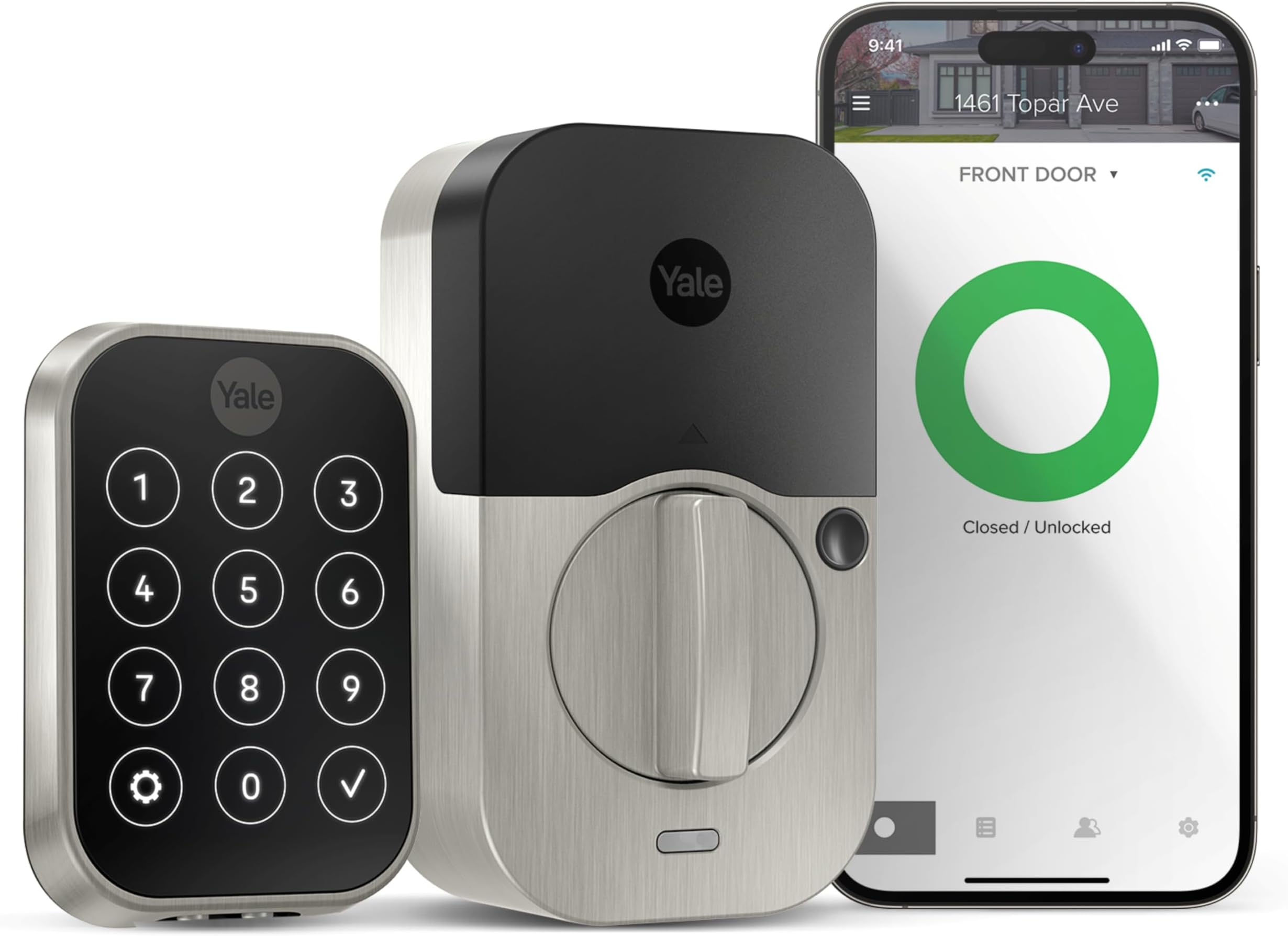Yale YRD450-WF1-619 Assure Lock 2 with Wi-Fi Smart, Satin Nickel