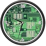 SignMission Computer Circuit Board Wall Clock Geek Hardware Gift