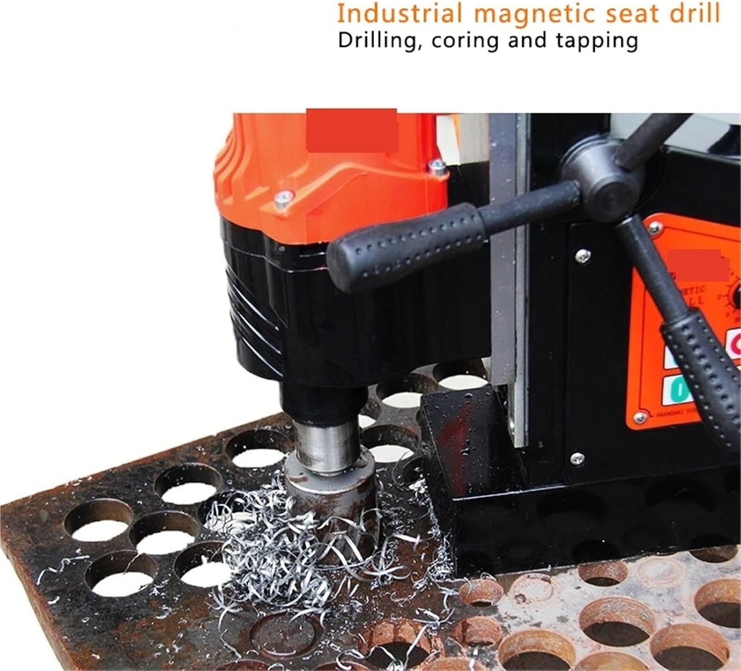 Magnetic Drill Magnet Drill,Industrial Magnetic Electric Rotary, Base, Speed Adjustable Forward and Reverse,Tapping Machine