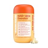 NAD+ Support Complex – NMN + NR Formula with Resveratrol, CoQ10, Quercetin & Black Pepper – Cellular Energy & Wellness – Vegan, Non-GMO, 60 Capsules