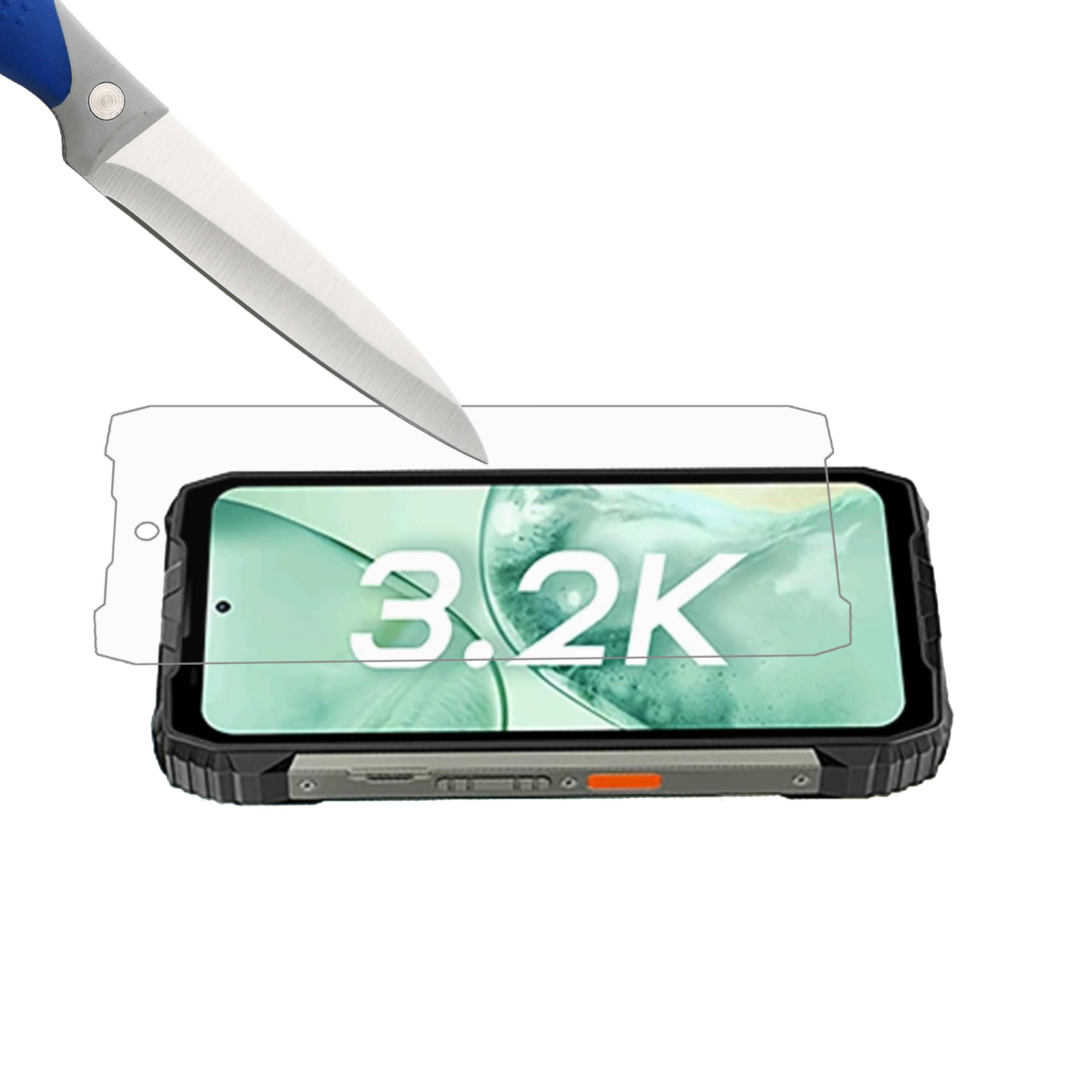 Mr.Shield Pellicola Protettiva per Blackview Xplore 2 / Xplore 2 Projector/Xplore 2 Satellite Vetro Temperato [9H Durezza] [3 Pezzi] Protezione Schermo Senza Bolle
