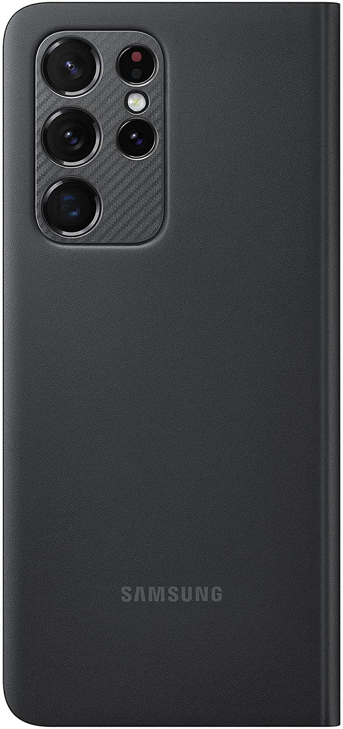 Samsung EF-ZG998CBEGEW Clear View Cover per Galaxy S21 Ultra 5G (2021), Nero
