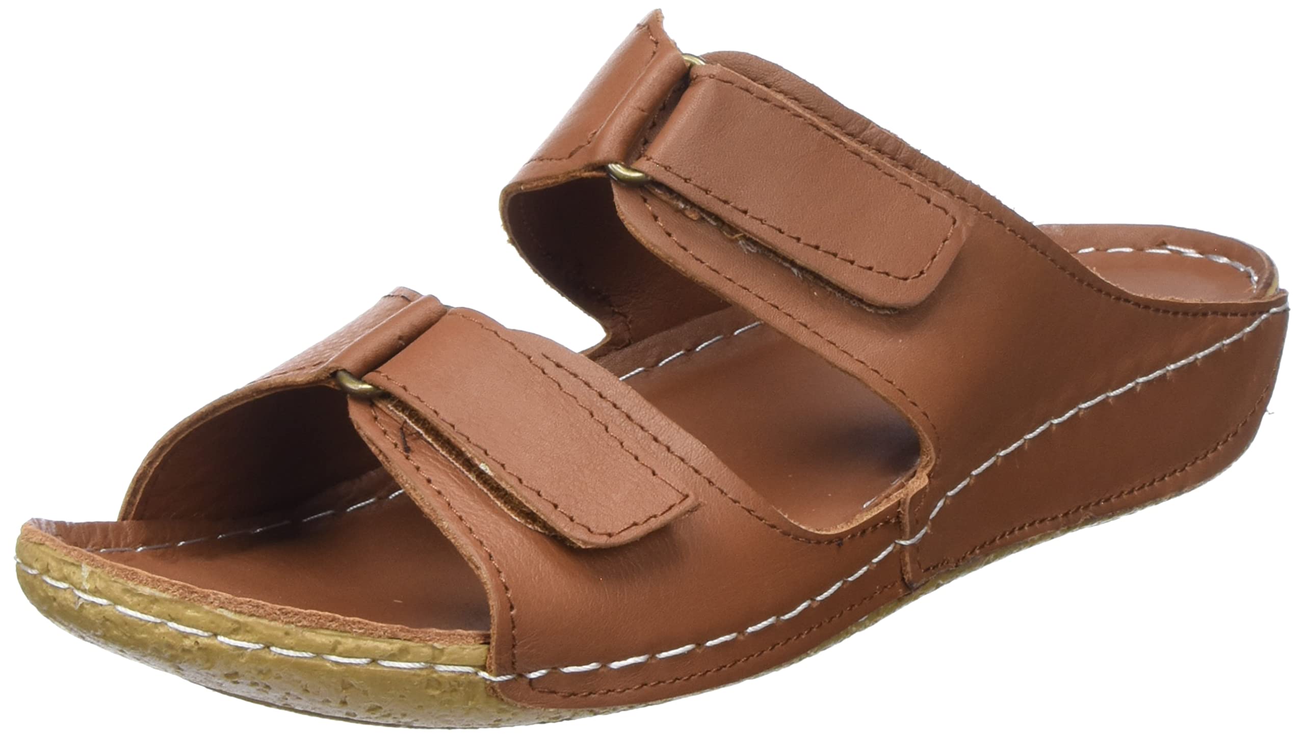 Andrea Conti Women's Mules, Cognac, 38 EU, Cognac, 6 UK