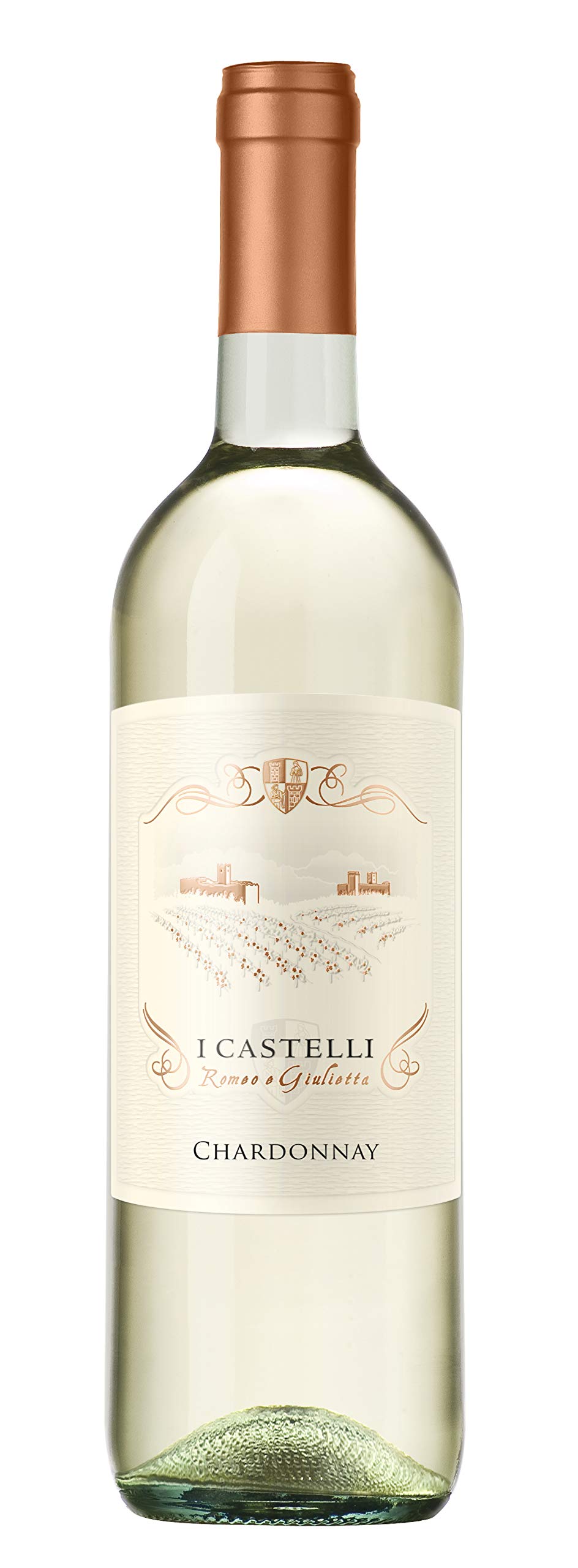 Cielo e Terra I Castelli Chardonnay IGT – Italienischer Weißwein aus Venetien – Frisch und fruchtig (1 x 0,75l)