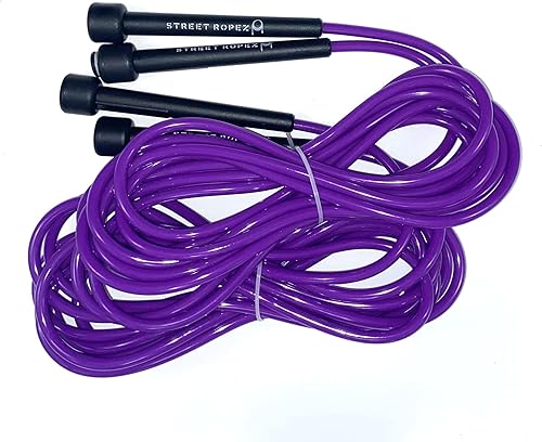 Miniatura 2 de Royalty - Cuerdas de salto holandesas dobles (juego de 2), longitud perfecta de 14 pies, sin enredos, peso pesado, sin necesidad de doblar, para