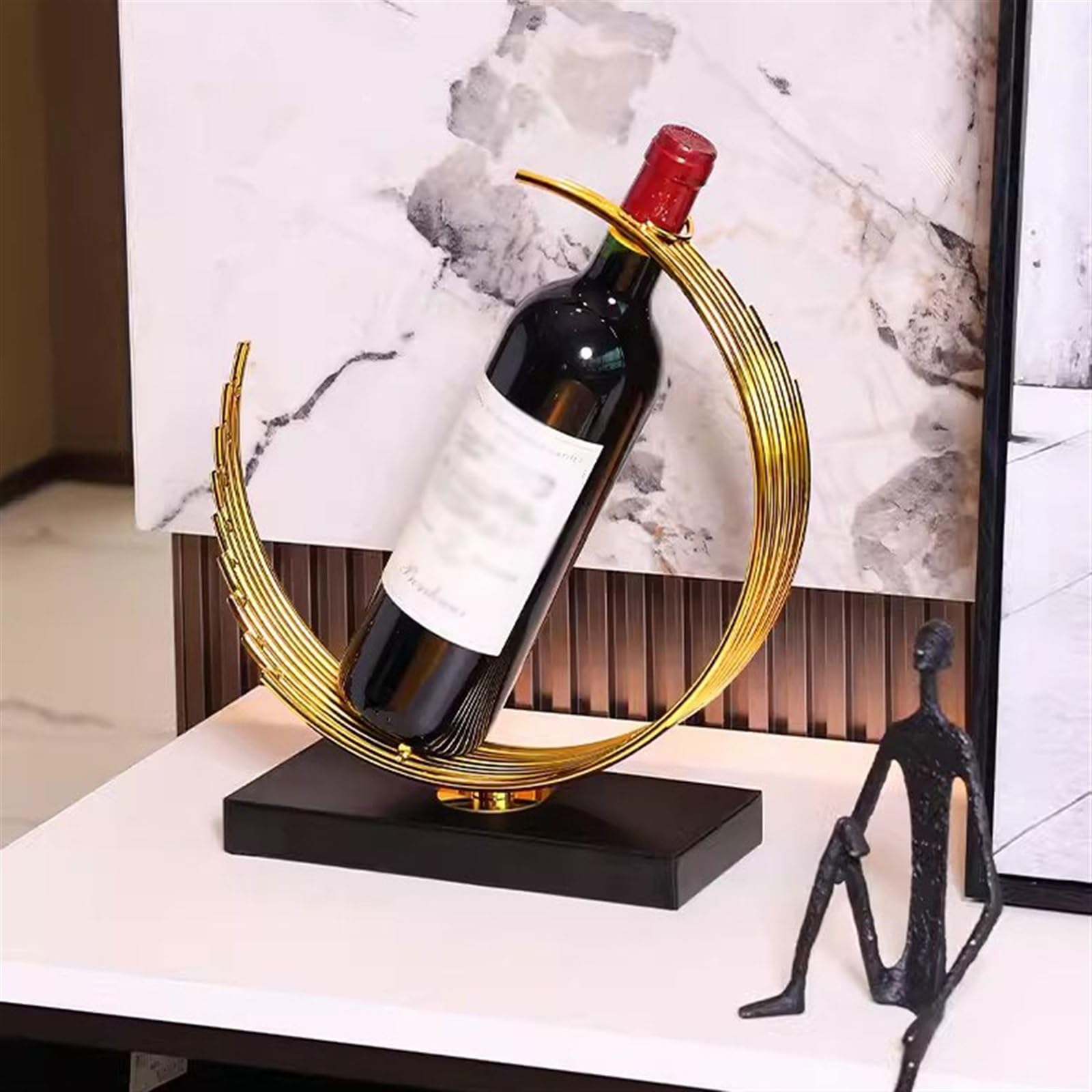 Uchwyt na wino Ozdoby na stojaki wino Szafka pod telewizor przed wejściem do salonu Kuchnia