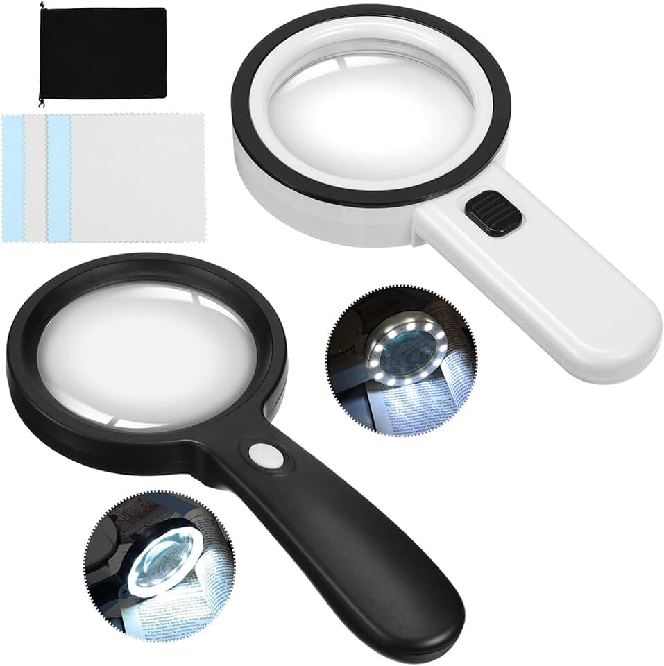 40x magnifying glass