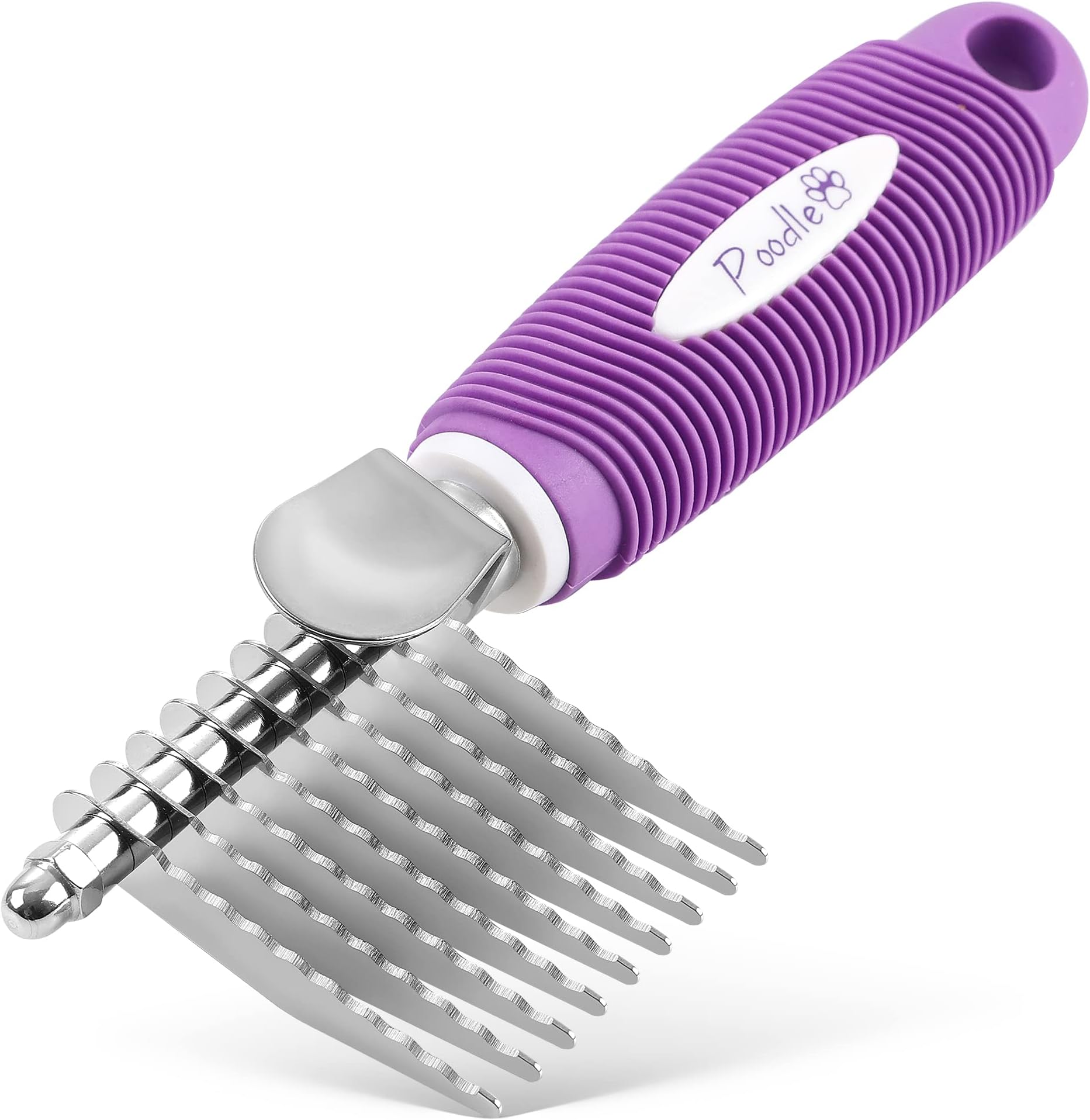 Snuggly Paws Metal Dog Grooming Comb 7 1/2" Stainless