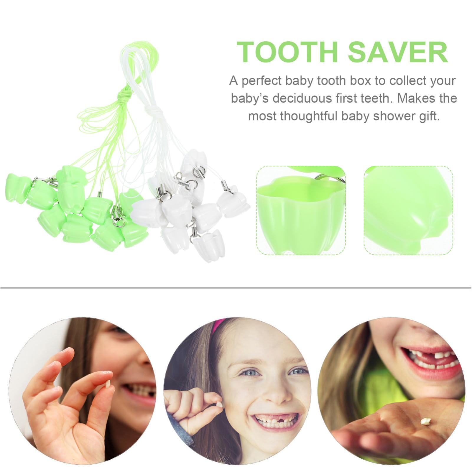 TOYANDONA 100pezzi Scatole Portadenti Per Ragazzo Ragazza Scatola Per Denti Da Latte Confezione Da Design Carino Per Conservare Denti Dei Ragazzo Ragazza Per Feste e Scuole