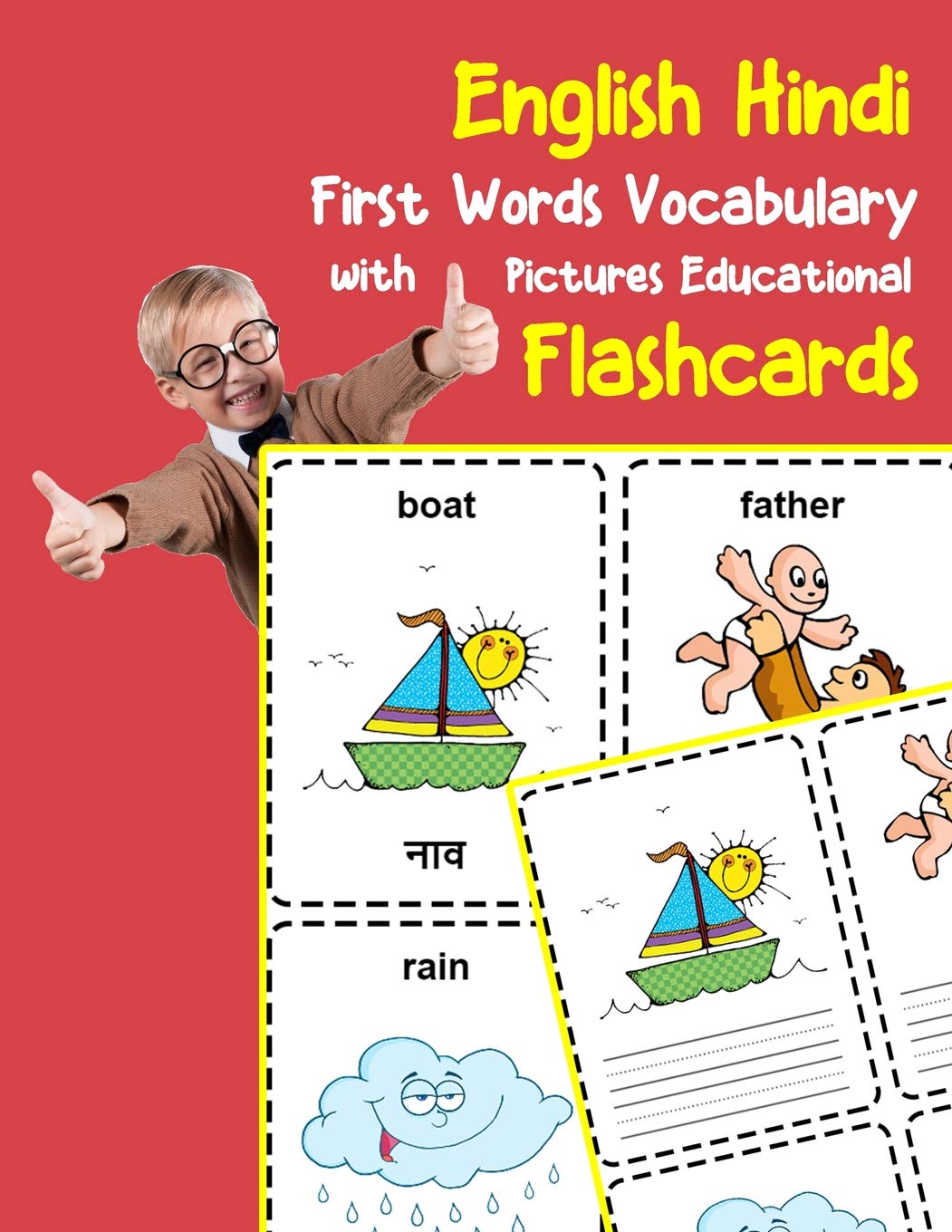 Yo-Yee English Food Flash Cards With Bingo Game Set - Vocabulary Learning Cards For Kids And Toddlers - DIN A5 Size 5.83×8.27 Inches