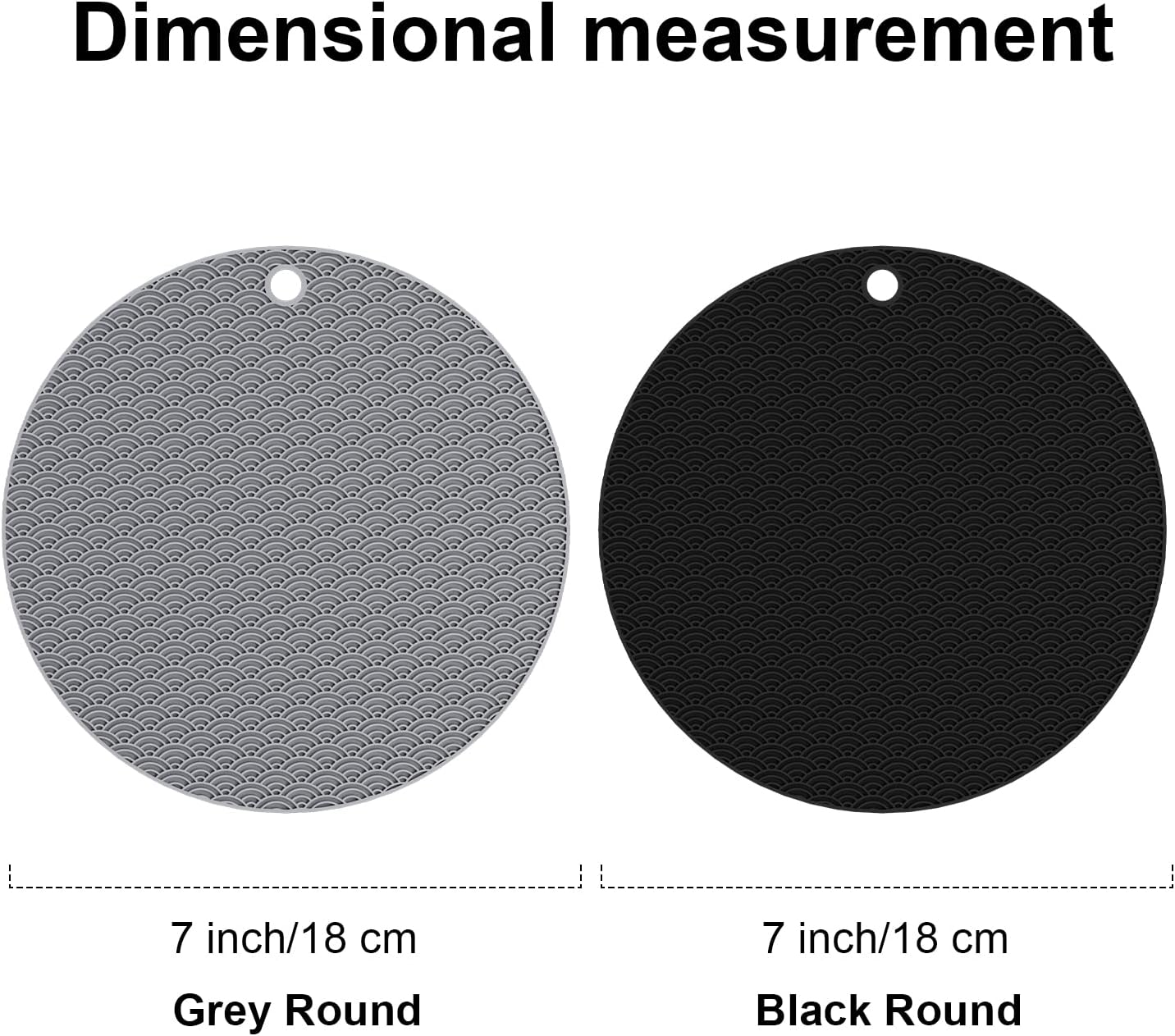 4-Piece Silicone Tripod mat, Multi-Purpose Heat mat, Non-Slip Insulation mat Heat-Resistant to 450°F, hot Pot Rack-Drying mat, Heat-Resistant Kitchen Heat mat for countertops and Tables (Grey) : Home & Kitchen