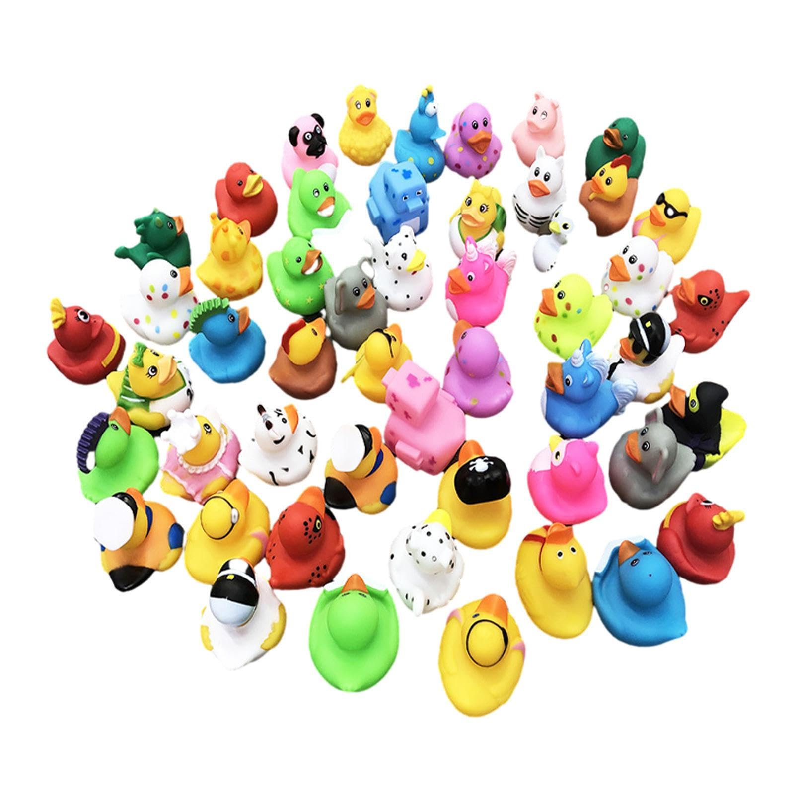 Canards en caoutchouc XIAOXIAOYU colorés pour bain et fêtes d'enfants