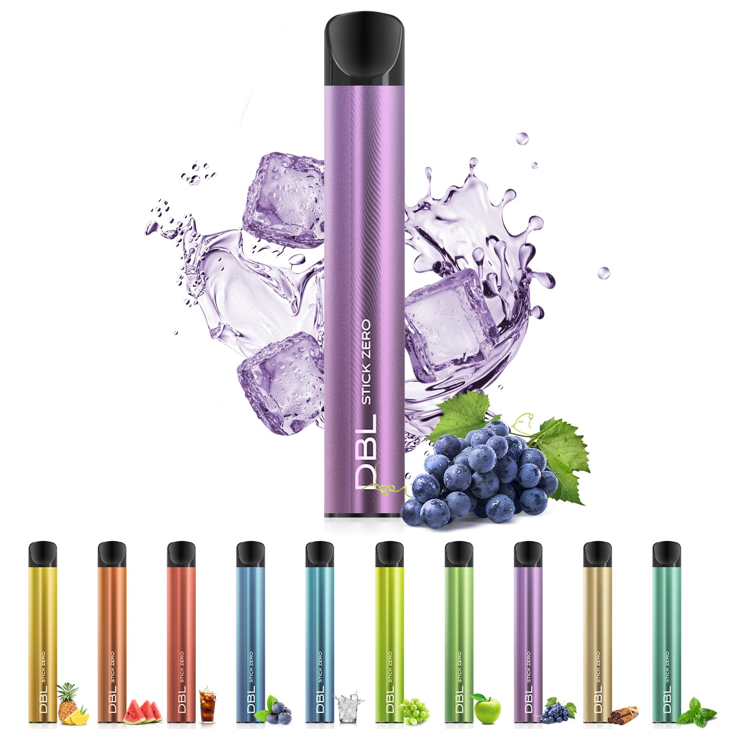 Amazon | DBL 電子タバコ 使い捨て シーシャ vape 巨峰アイス 1本入り